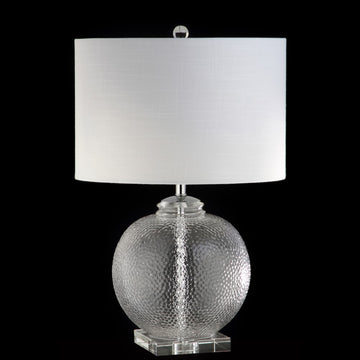 Avery 24" Glass / Crystal LED Table Lamp - JONATHAN Y